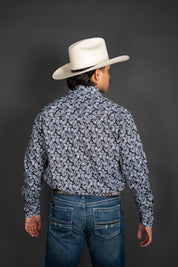 Roper All Over Paisley Pearl Snap