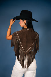 Dolly Fringe Rhinestone Vest