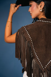 Dolly Fringe Rhinestone Vest