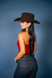 Chiara Structured Strapless Corset Tube Top