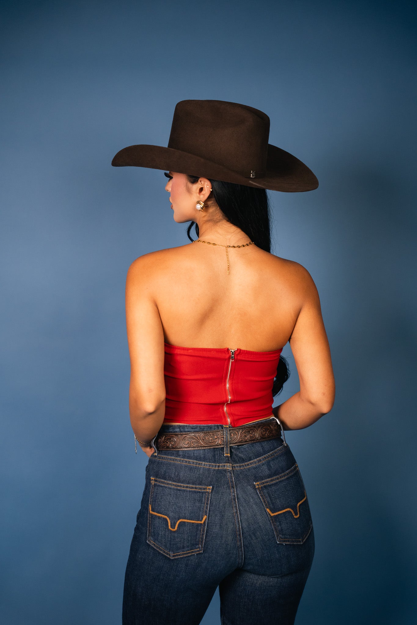 Chiara Structured Strapless Corset Tube Top