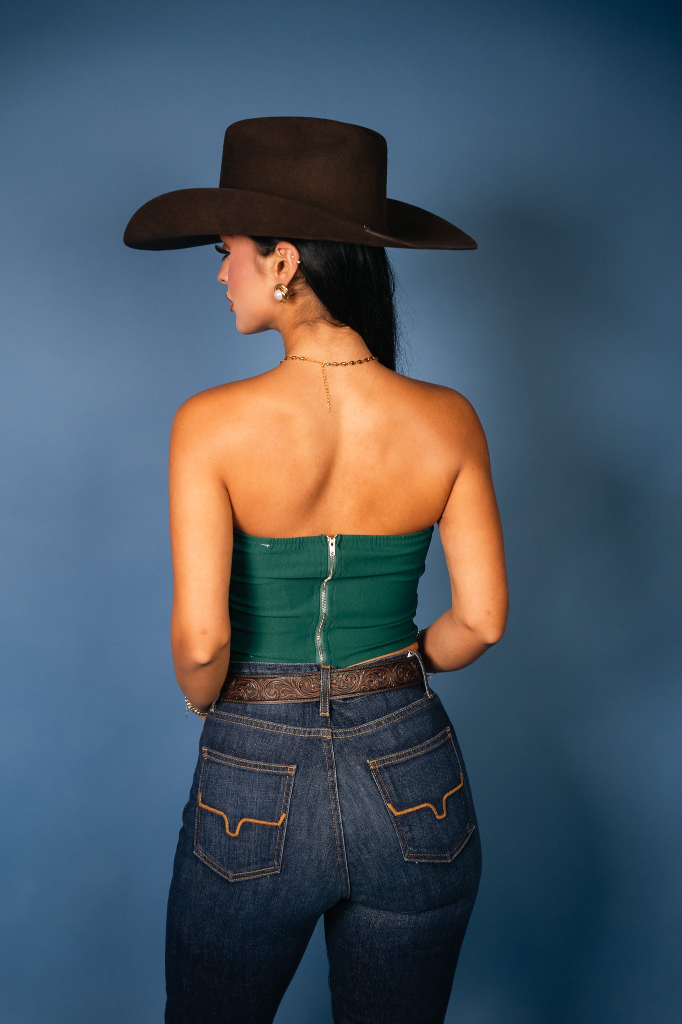 Chiara Structured Strapless Corset Tube Top