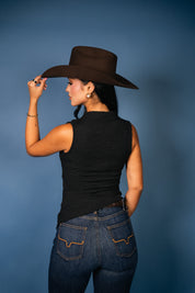 Sayla Asymmetrical Ruched Top