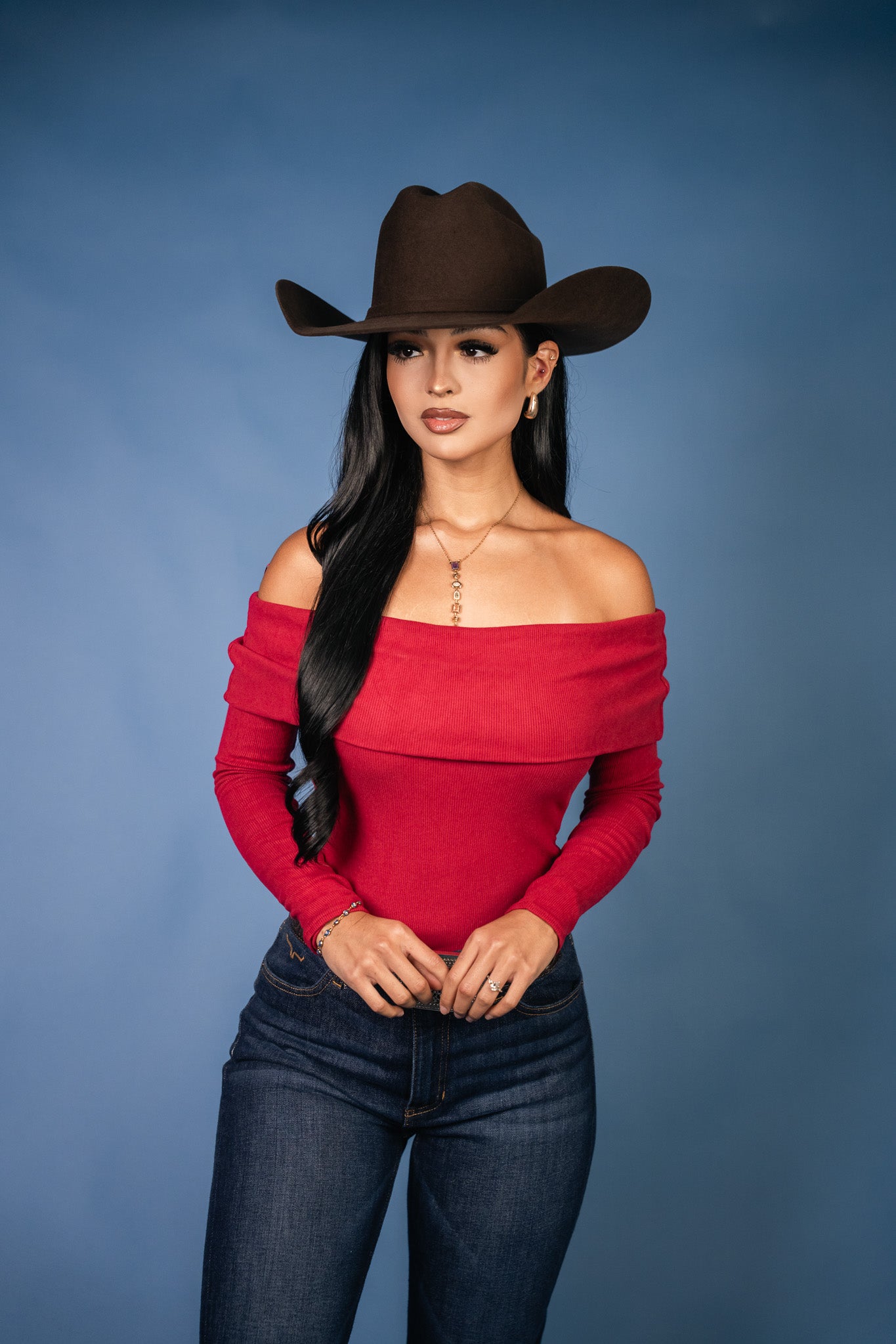 Cozy Ribbed Off-the-Shoulder Top