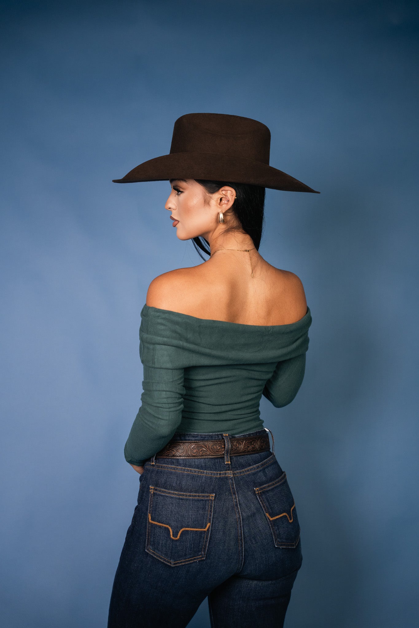 Cozy Ribbed Off-the-Shoulder Top