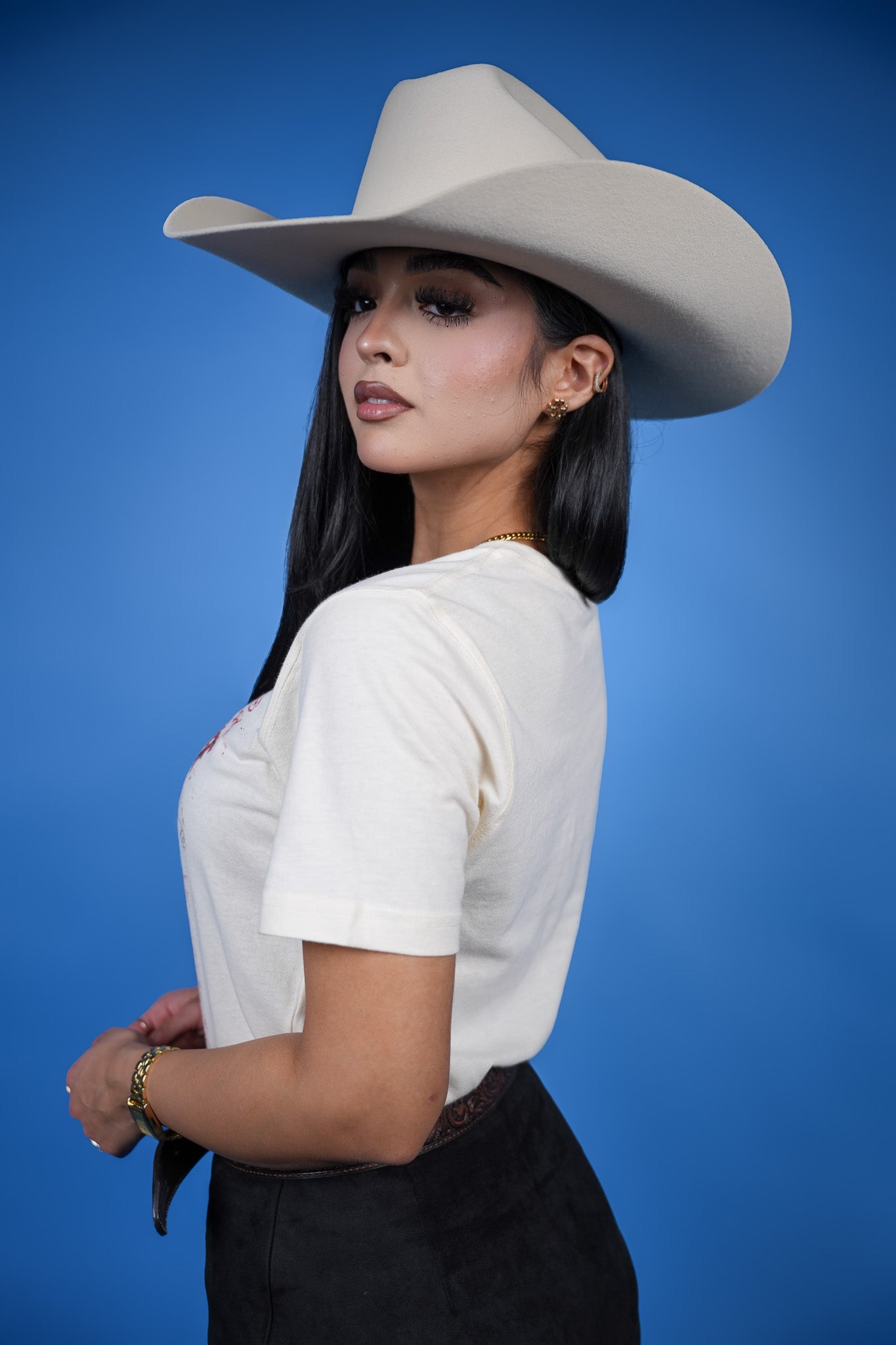 Western Cowboy- Hand Drawn Graphic T-shirt