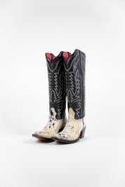Bianca Tall Red Bottom Cowhide Snip Toe Cowgirl Boot Size 6 Box AU2