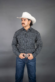 Roper Paisley Stamps Long Sleeve