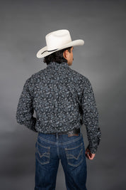 Rock&Roll Medallion Printed Short Sleeve Shirt