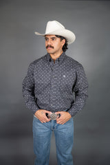 Rock&Roll Medallion Printed Short Sleeve Shirt