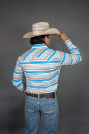 Rock&Roll Stripe Printed Long Sleeve Shirt