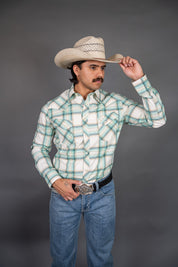 Rock & Roll Yarn Dye Plaid Long Sleeve Shirt