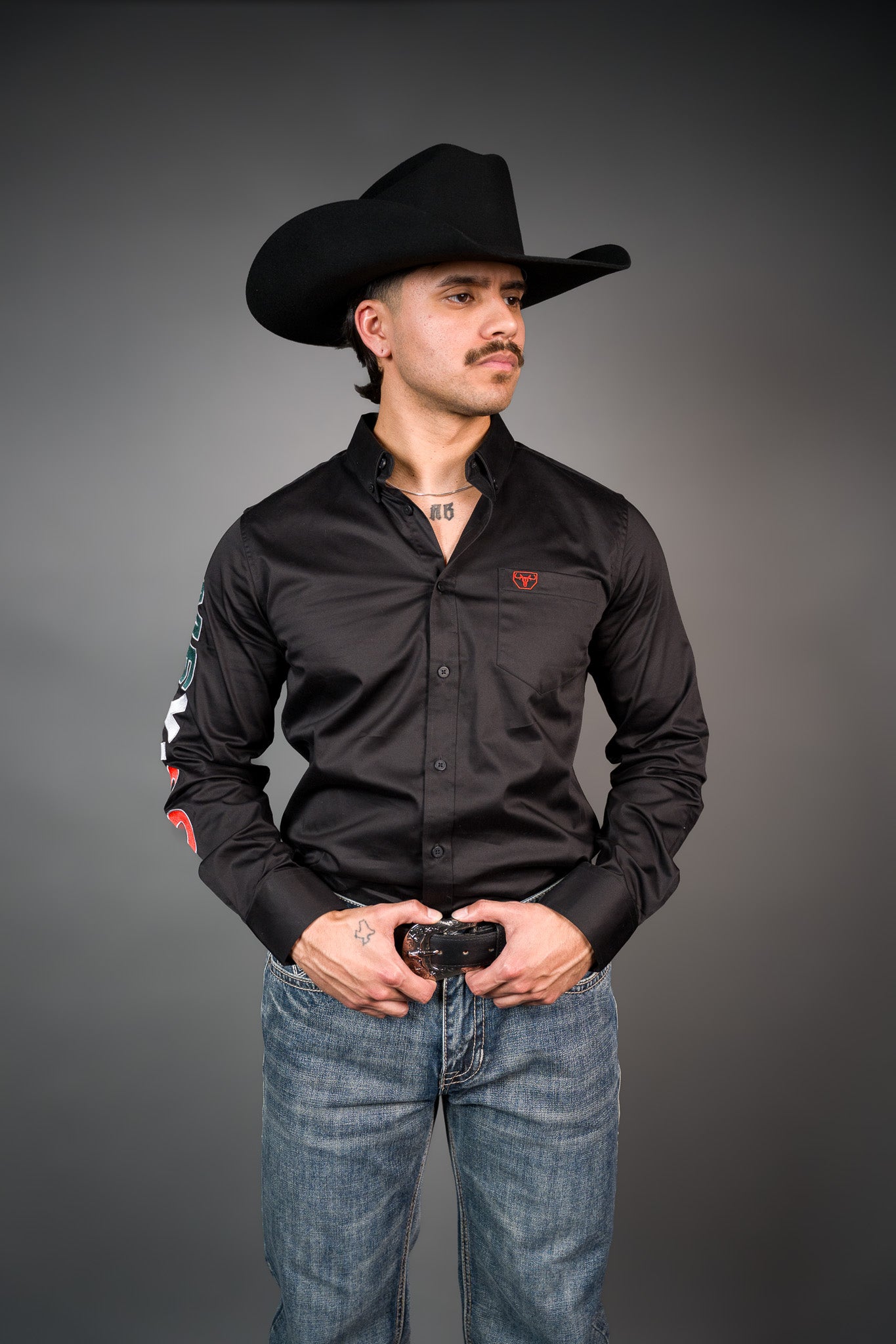 Platini Long Sleeve Rolex Mexico Button Up