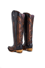 Stacy Tall Wide Calf Snip Toe Cowgirl Boot