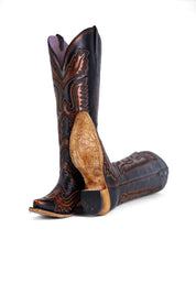 Stacy Tall Wide Calf Snip Toe Cowgirl Boot