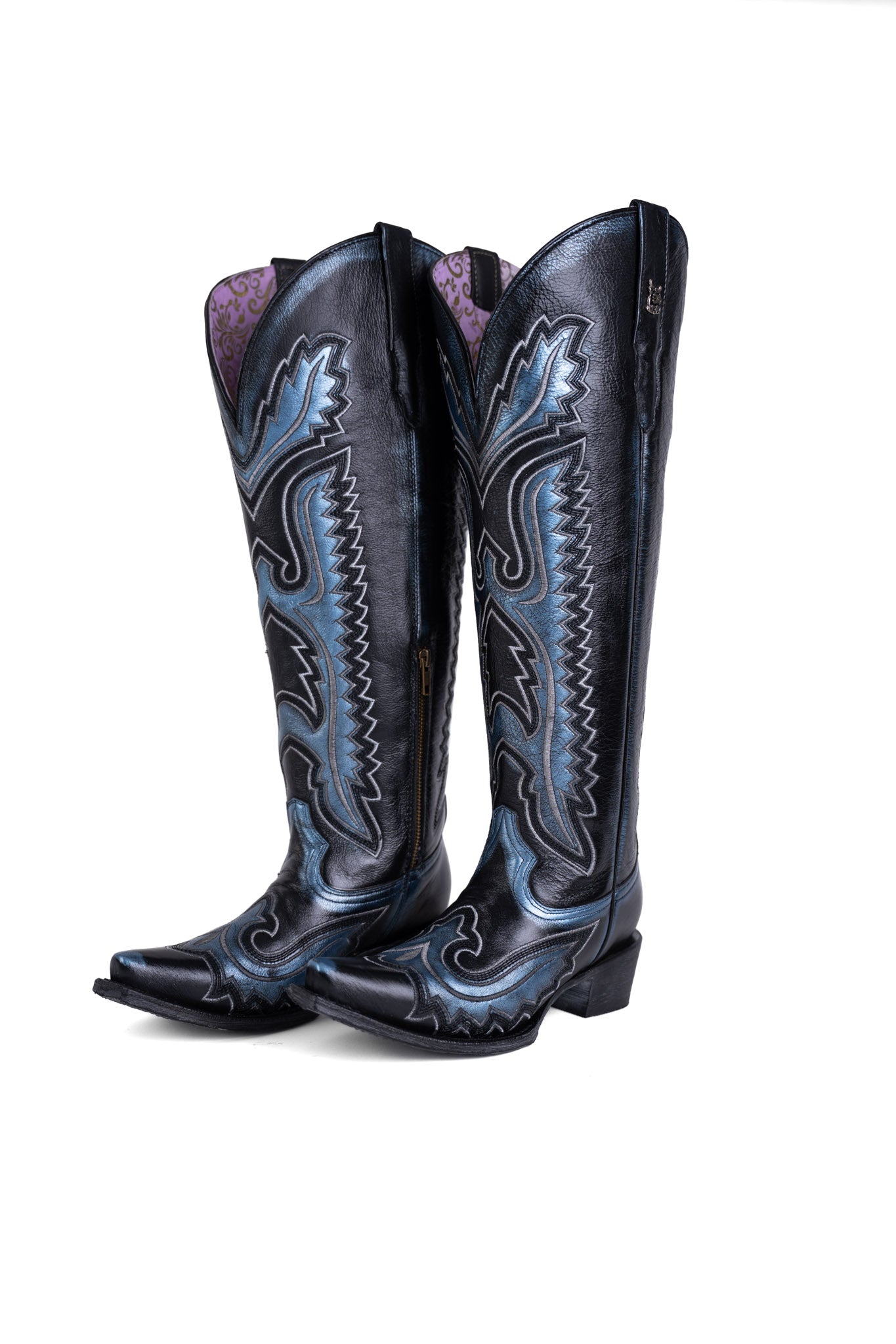 Stacy Tall Wide Calf Snip Toe Cowgirl Boot