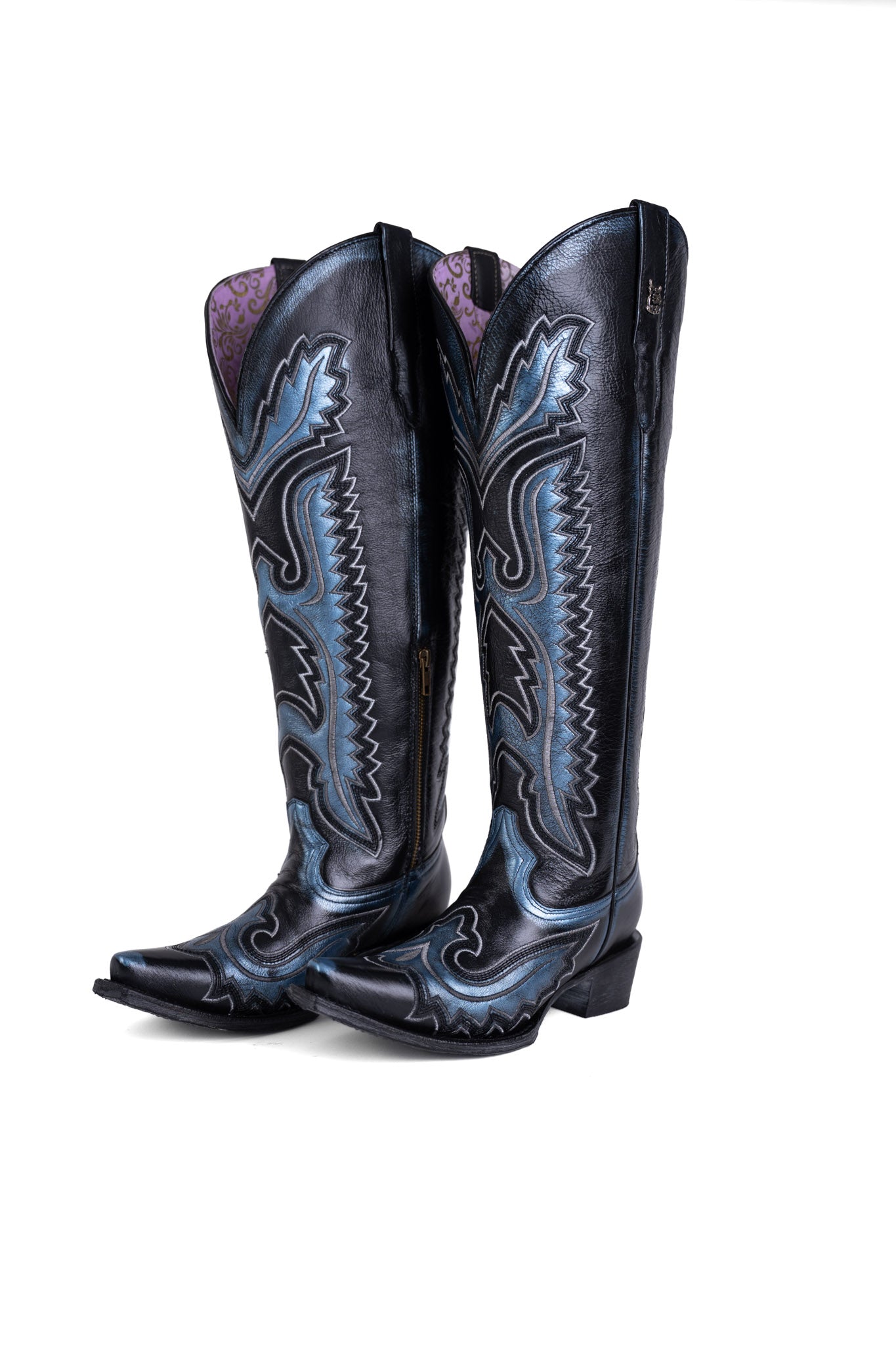 Stacy Tall Wide Calf Snip Toe Cowgirl Boot
