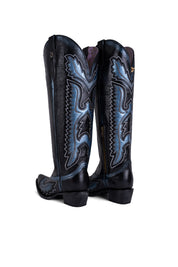 Stacy Tall Wide Calf Snip Toe Cowgirl Boot