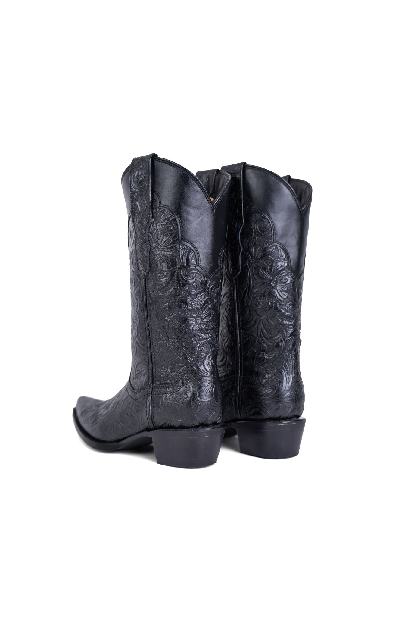 Tooled Snip Toe Cowgirl Boot