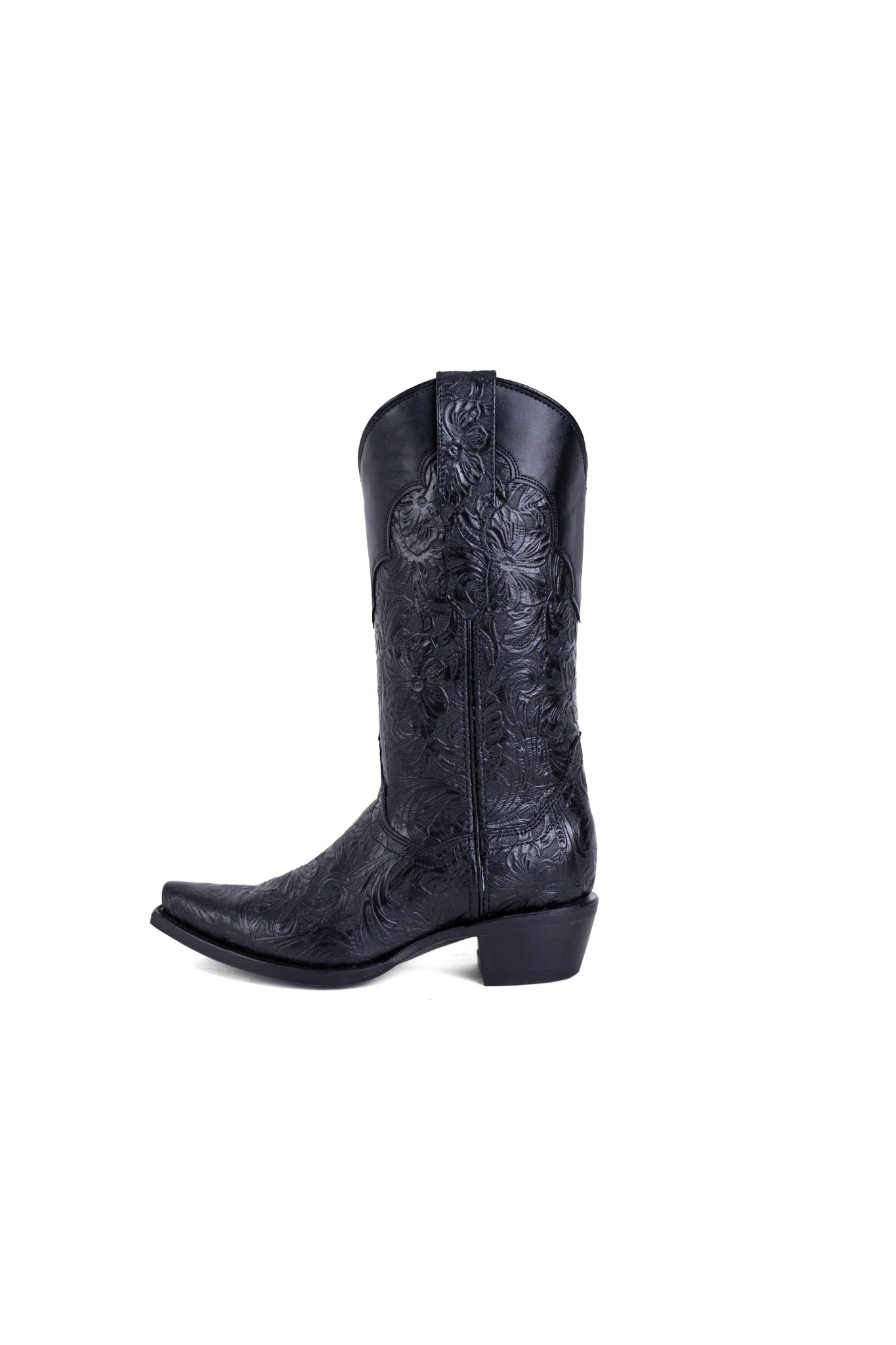 Tooled Snip Toe Cowgirl Boot