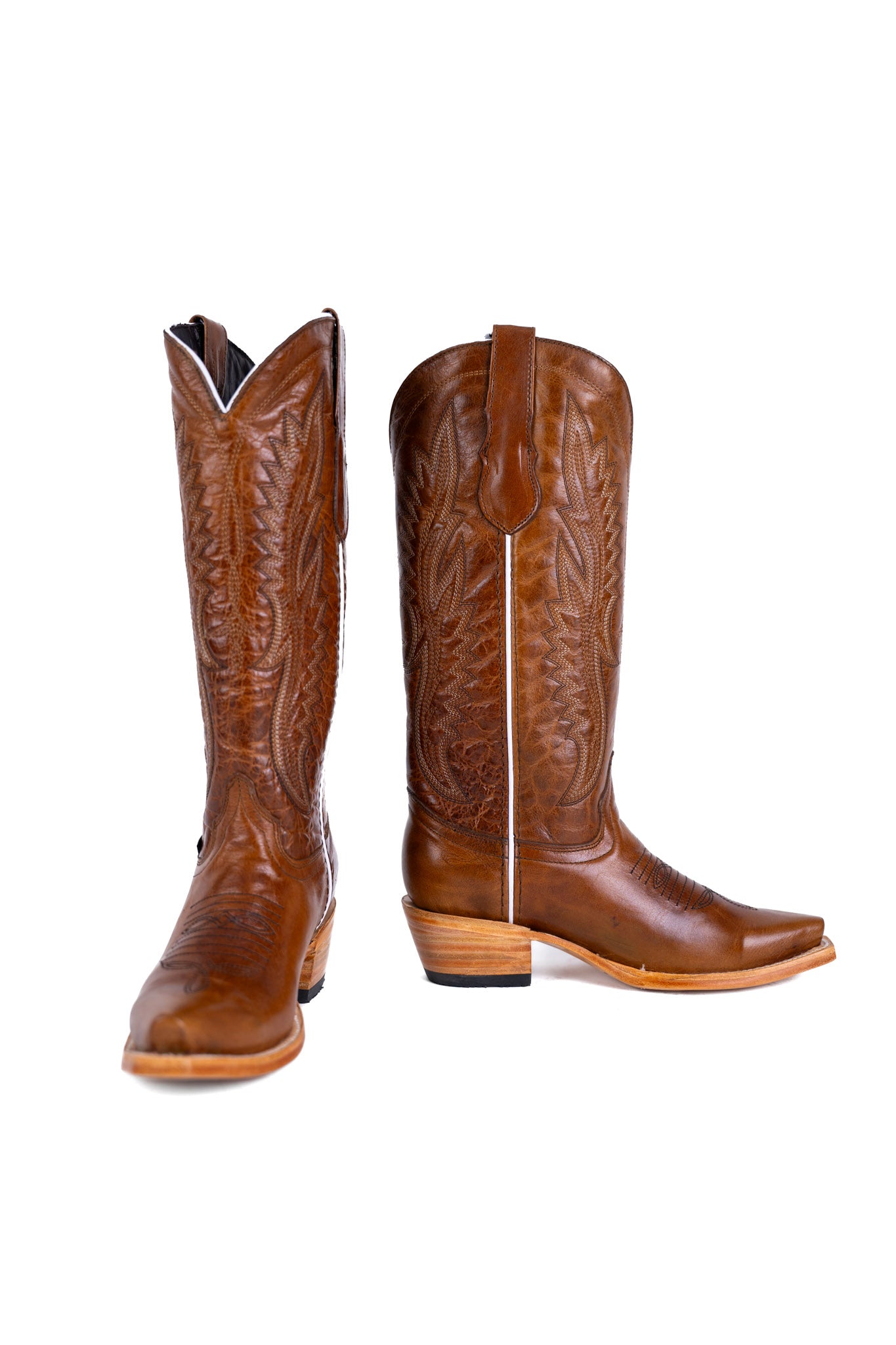 Abril Midi Snip Toe Cowgirl Boot