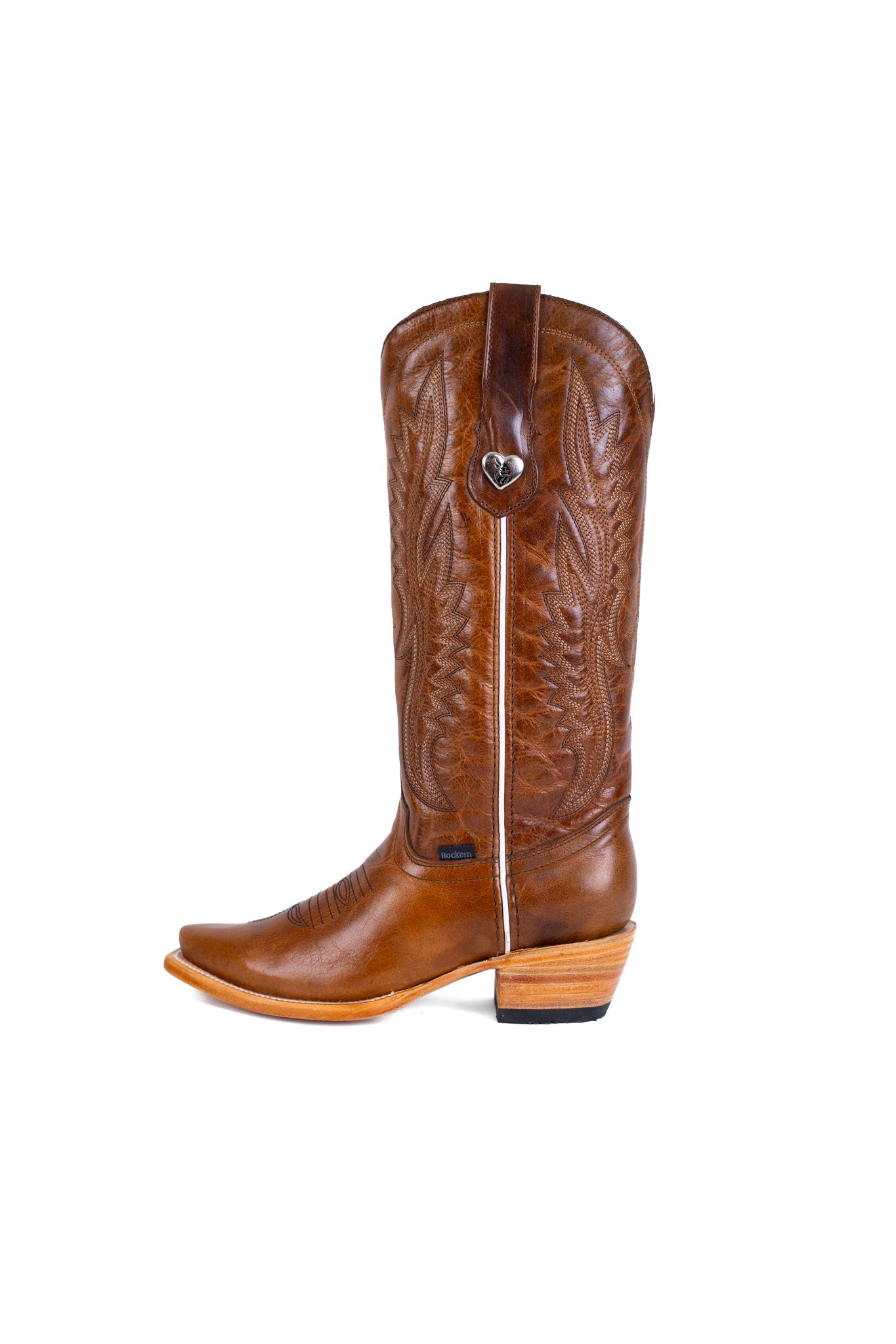 Abril Midi Snip Toe Cowgirl Boot