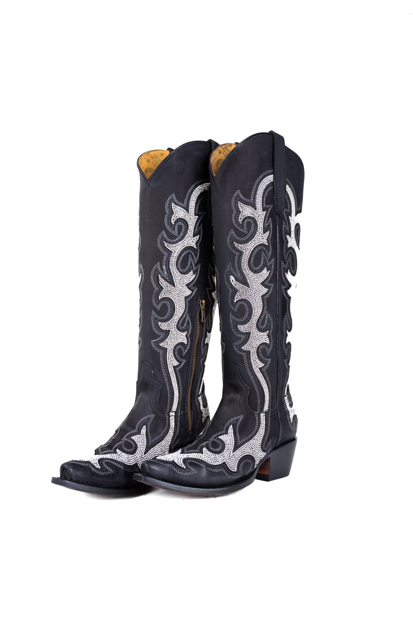 Azalea Nobuck Tall Snip Toe Cowgirl Boot