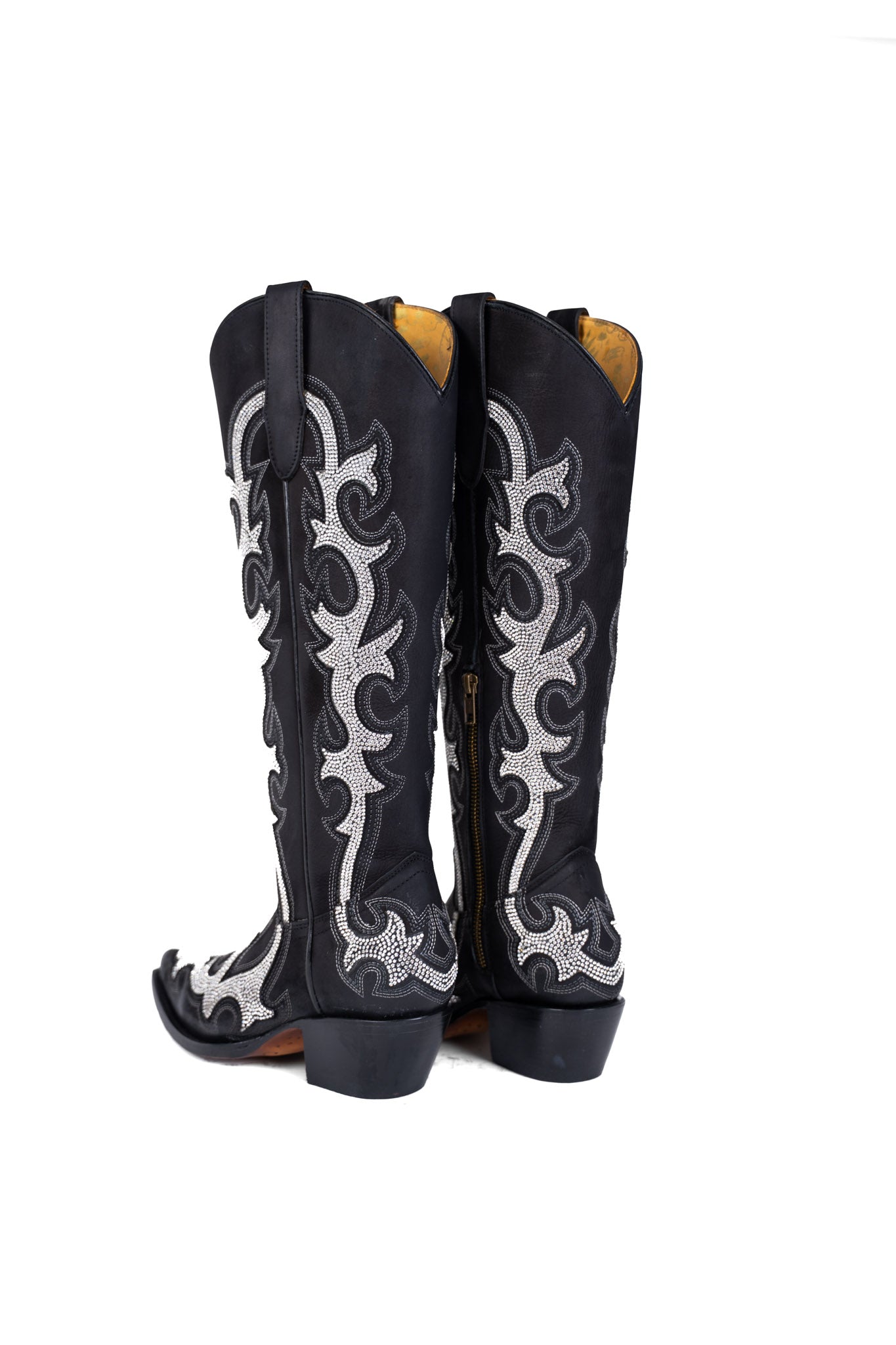 Azalea Nobuck Tall Snip Toe Cowgirl Boot