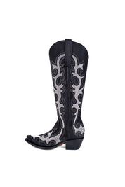 Azalea Nobuck Tall Snip Toe Cowgirl Boot
