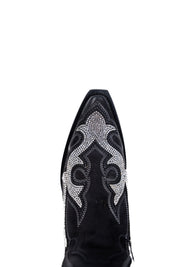 Azalea Nobuck Tall Snip Toe Cowgirl Boot