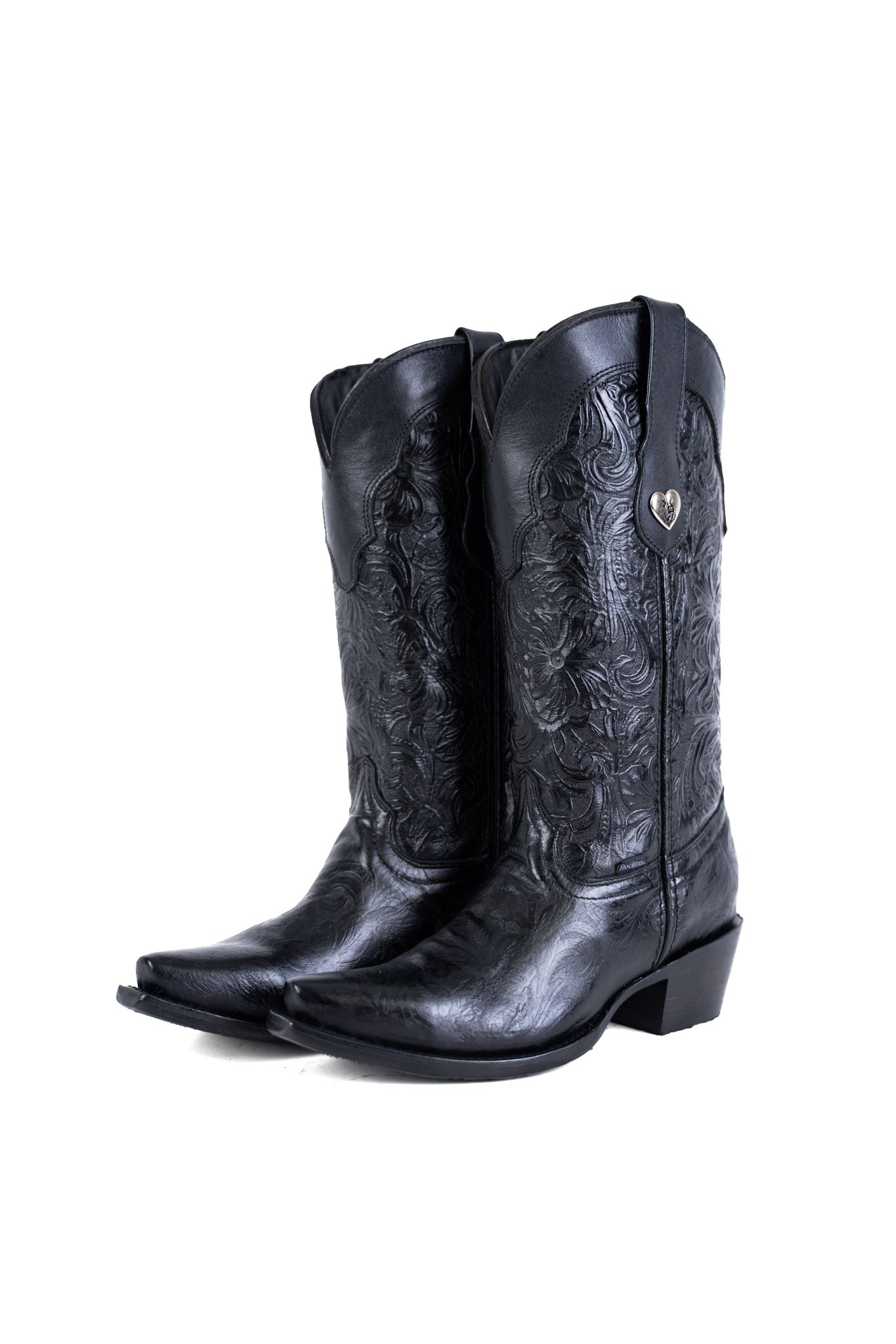 Mila Tooled Snip Toe Cowgirl Boot