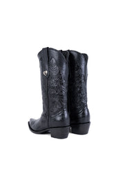Mila Tooled Snip Toe Cowgirl Boot