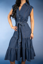Betsy Denim Midi Shirtdress