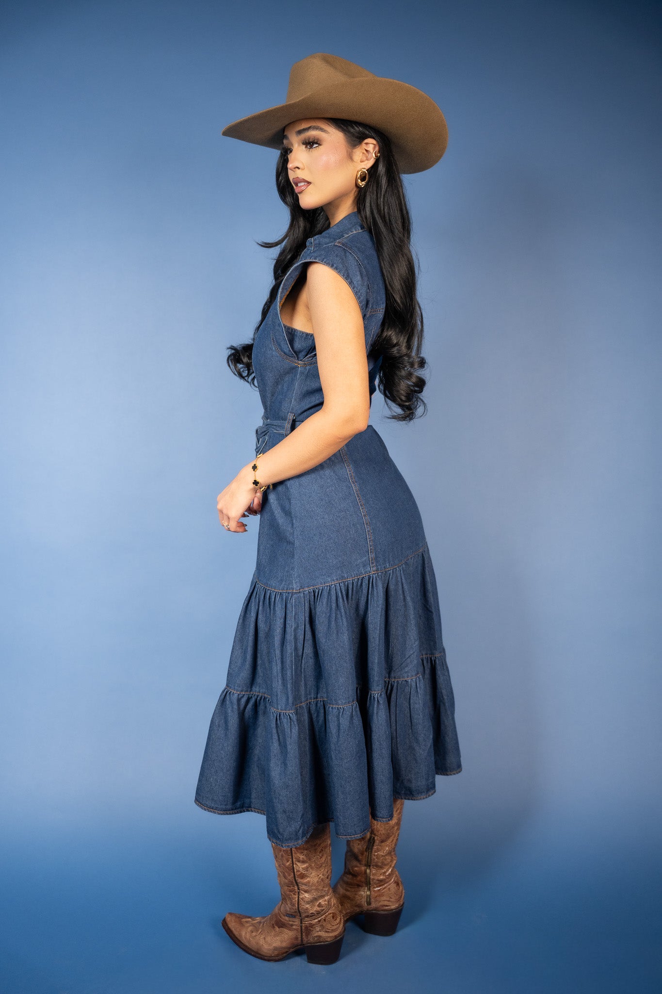 Betsy Denim Midi Shirtdress
