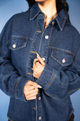 Odalys Oversized Denim Shacket