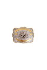 Crumrine Western Rectangle Belt Buckle