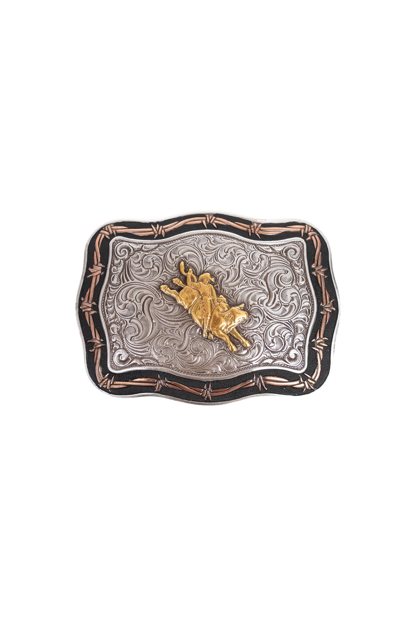 Crumrine Western Rectangle Belt Buckle