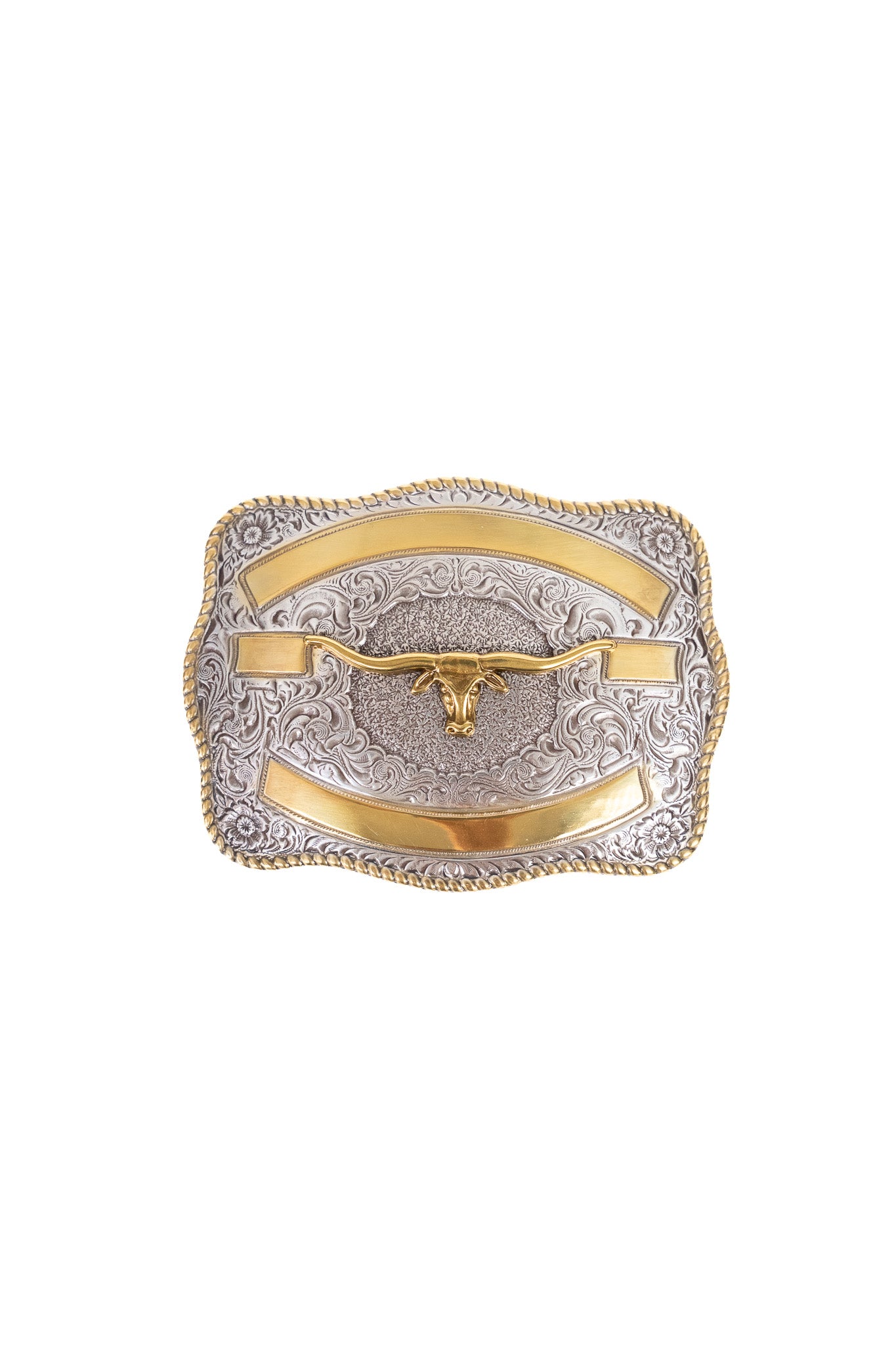 Crumrine Western Rectangle Belt Buckle