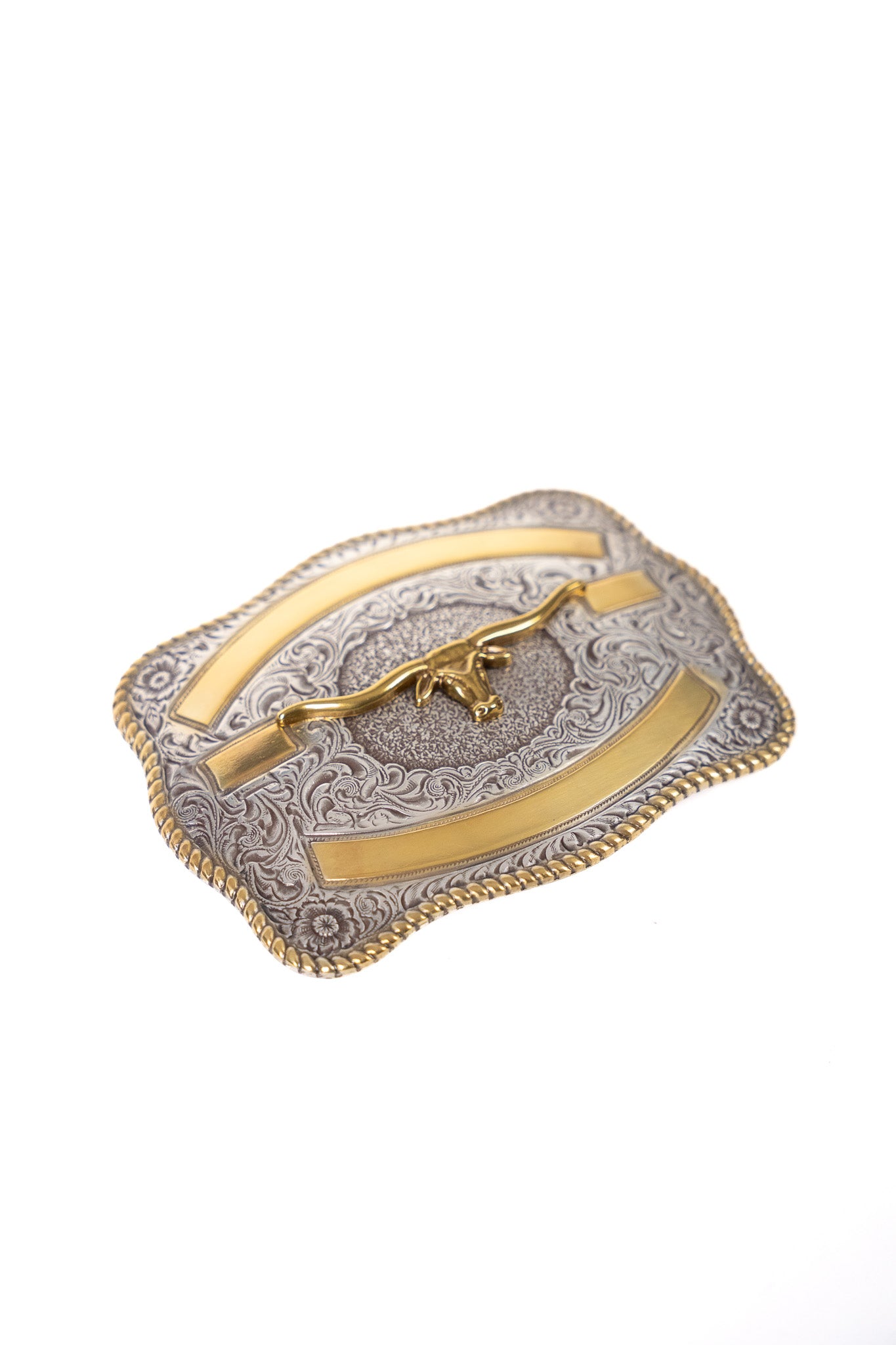 Crumrine Western Rectangle Belt Buckle