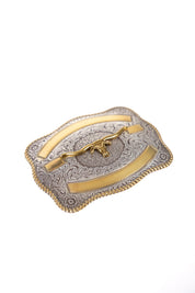 Crumrine Western Rectangle Belt Buckle