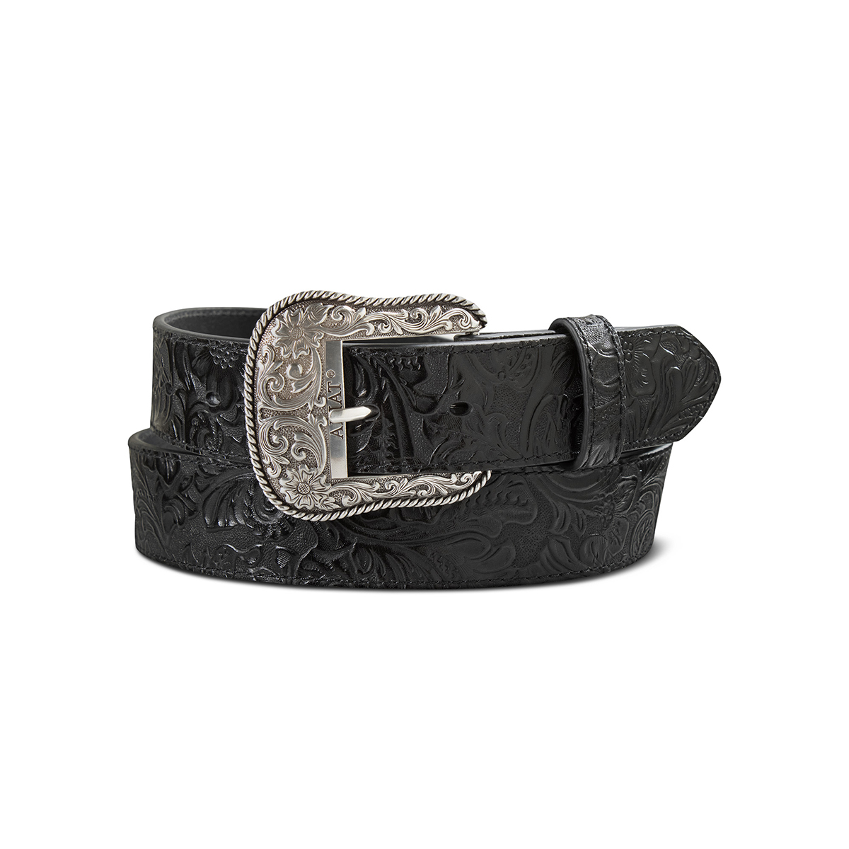 Ariat Tooled Floral Embossed Cowgirl Belt