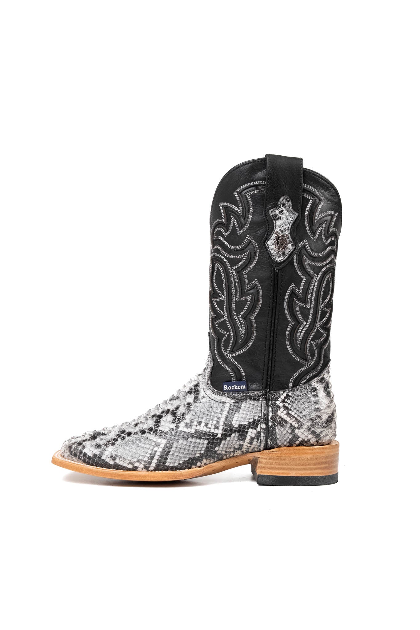 Bruce Python Square Toe Cowboy Boot