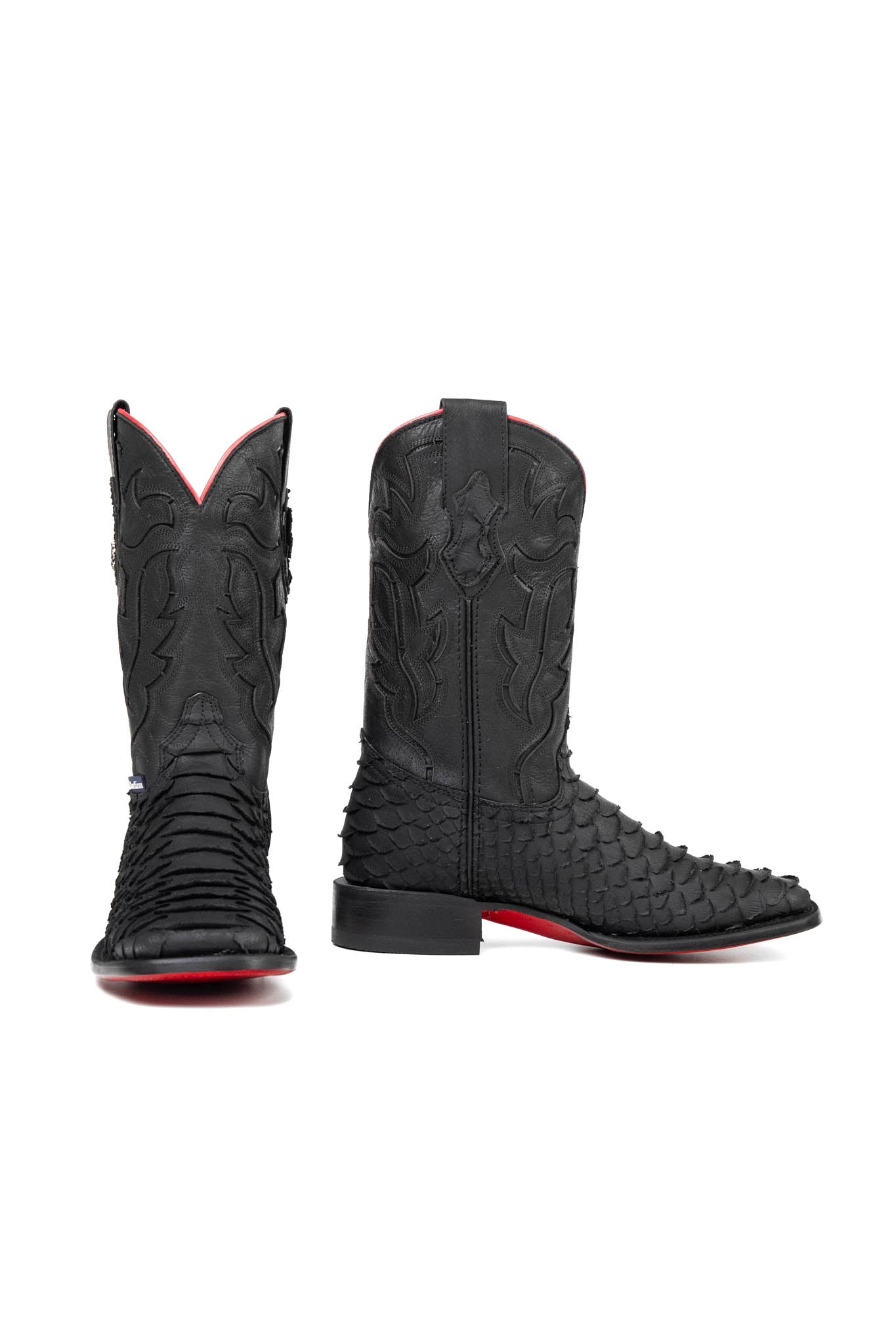 Bruce Viper Red Bottom Square Toe Cowboy Boot