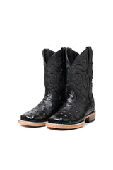 Little Bruce Ostrich Cowboy Boot