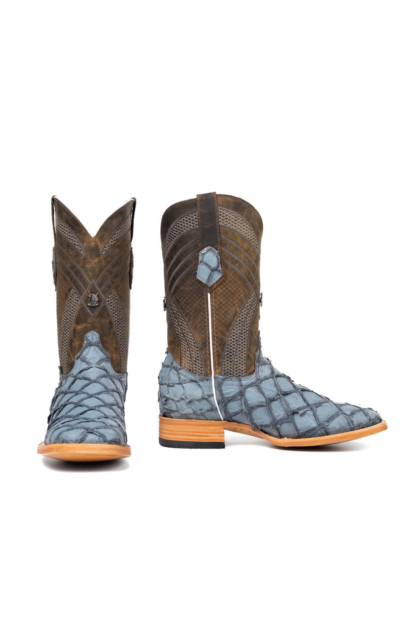 Monroe Pirarucu Exotic Square Toe Cowboy Boot