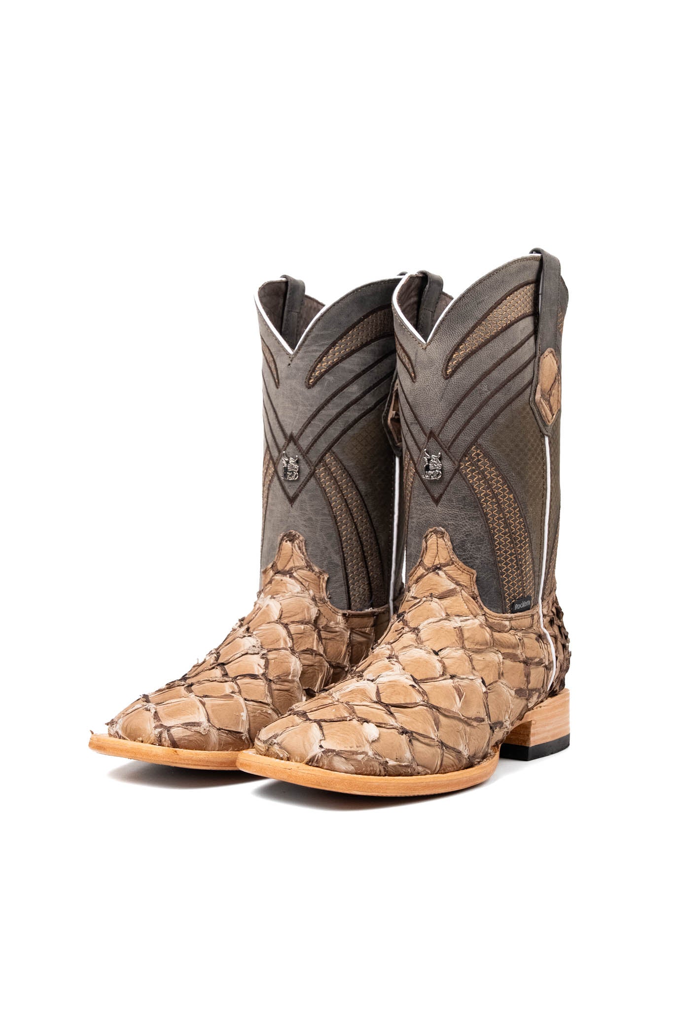 Monroe Pirarucu Exotic Square Toe Cowboy Boot
