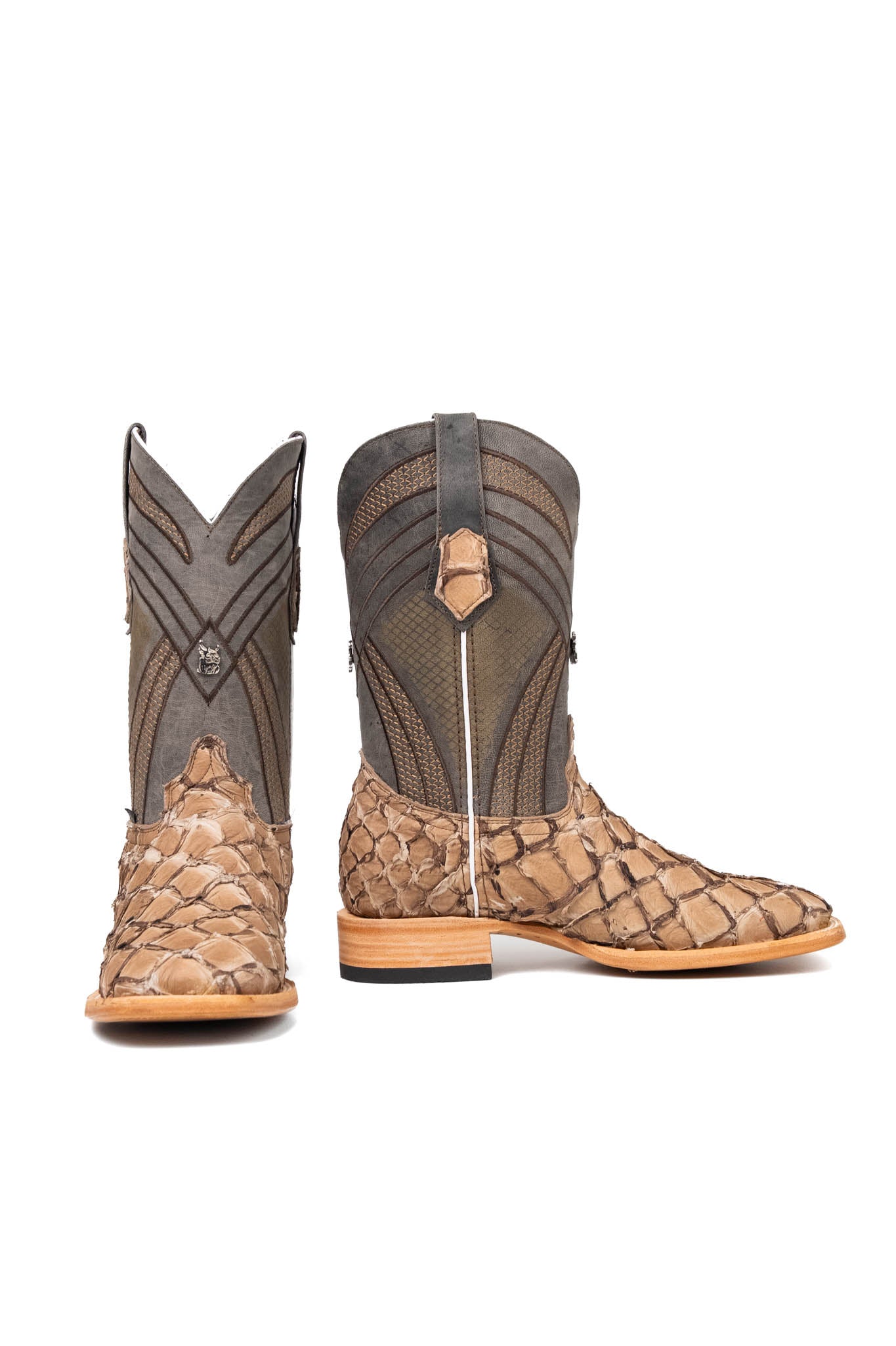 Monroe Pirarucu Exotic Square Toe Cowboy Boot