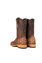 Monroe Pirarucu Exotic Square Toe Cowboy Boot
