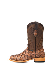 Monroe Pirarucu Exotic Square Toe Cowboy Boot