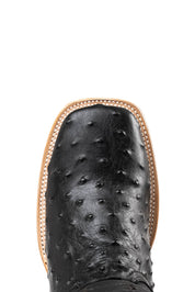 Bruce Ostrich Square Toe Cowboy Boot